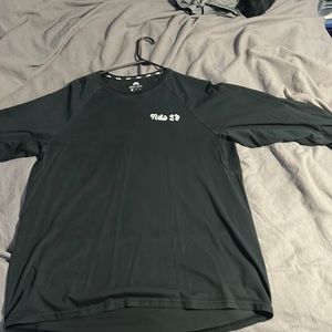 Nike sb dri fit 3/4 sleeve black Henley style size XL#6